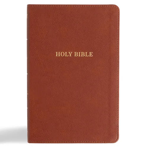 KJV Thinline Bible, Burnt Sienna Leathertouch