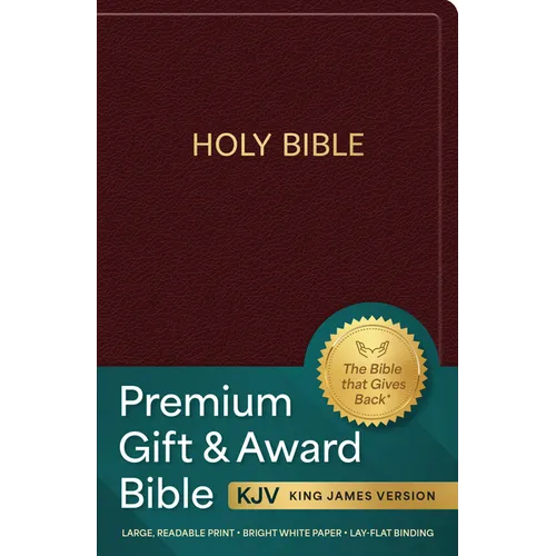 KJV Holy Bible: Premium Gift and Award Bible, Burgundy Imitation Leather: King James Version Bible