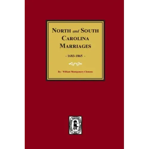 North and South Carolina Marriage Records, 1683-1865