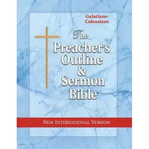 Preacher's Outline & Sermon Bible-NIV-Galatians-Colossians