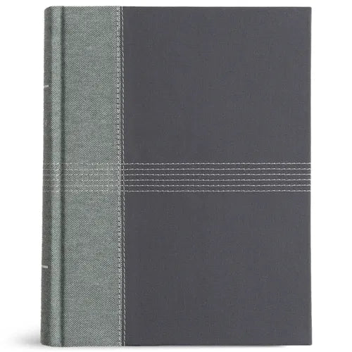 KJV Notetaking Bible, Gray Cloth Over Board