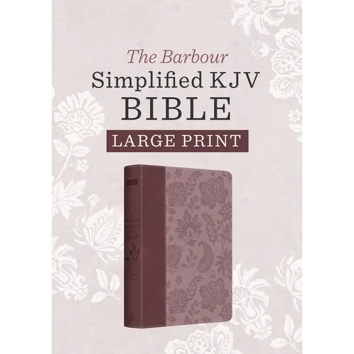 Barbour Simplified Kjv--Large Print [Plum & Paisley]