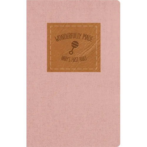 Kjv, Wonderfully Made New Testament and Psalms: Baby Girl's First Bible, Flexcover, Pink