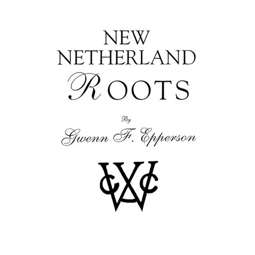 New Netherland Roots
