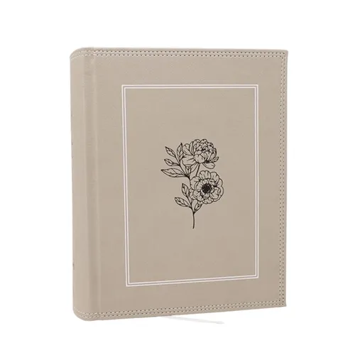 Nkjv, Journal the Word Bible: Reflect, Journal or Create Art Next to Your Favorite Verses (Stone Leathersoft Over Board, Red Letter, Comfort Print)