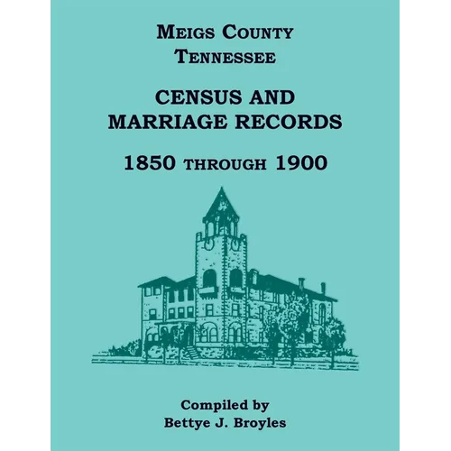 Meigs County, Tennessee Census and Marriage Records 1850 Through 1900
