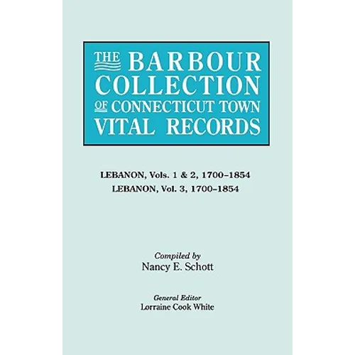 Barbour Collection of Connecticut Town Vital Records [Vol. 22]