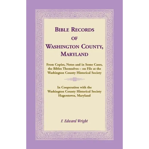 Bible Records of Washington County, Maryland