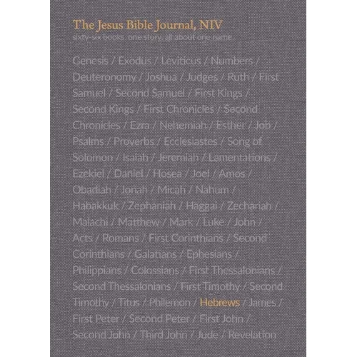 The Jesus Bible Journal, Hebrews, Niv, Paperback, Comfort Print