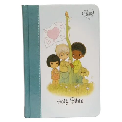 Nkjv, Precious Moments Small Hands Bible, Teal, Hardcover, Comfort Print: Holy Bible, New King James Version