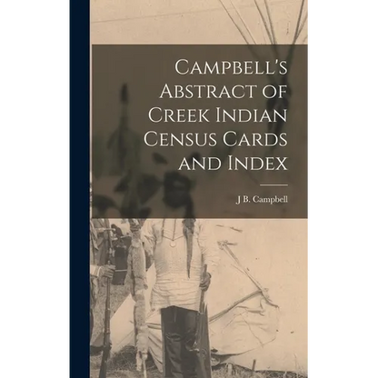 Campbell's Abstract of Creek Indian Census Cards and Index - Hardcover