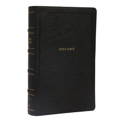 Nkjv, Reference Bible, Personal Size Large Print, Leathersoft, Black, Thumb Indexed, Red Letter Edition, Comfort Print: Holy Bible, New King James Ver