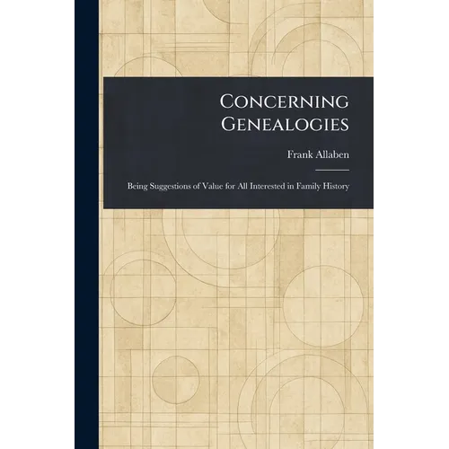 Concerning Genealogies