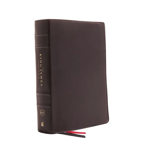 The King James Study Bible, Genuine Leather, Black, Full-Color Edition