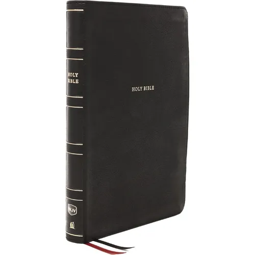 Nkjv, Thinline Reference Bible, Large Print, Leathersoft, Black, Comfort Print: Holy Bible, New King James Version