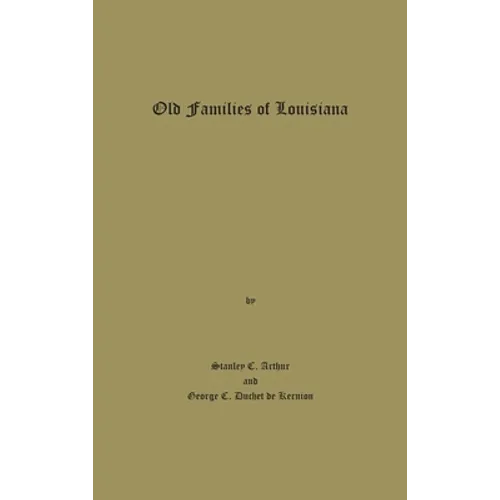 Old Families of Louisiana