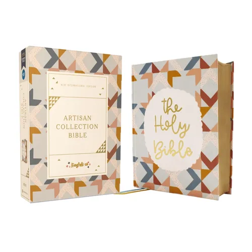Niv, Artisan Collection Bible, Cloth Over Board, Multi-Color/Quilted, Red Letter, Comfort Print