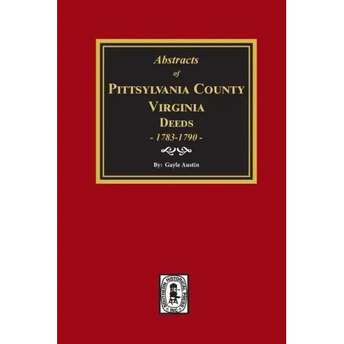 Pittsylvania County, Virginia Deeds 1783-1790