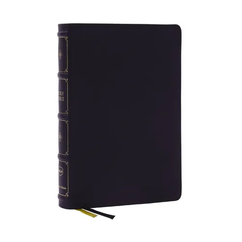 Nkjv, Large Print Thinline Reference Bible, Blue Letter, MacLaren Series, Leathersoft, Black, Comfort Print: Holy Bible, New King James Version