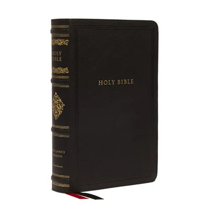 KJV Large Print Reference Bible, Black Leathersoft, Red Letter, Comfort Print (Sovereign Collection): Holy Bible, King James Version - Imitation Leather