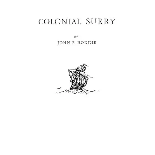 Colonial Surry [Virginia]