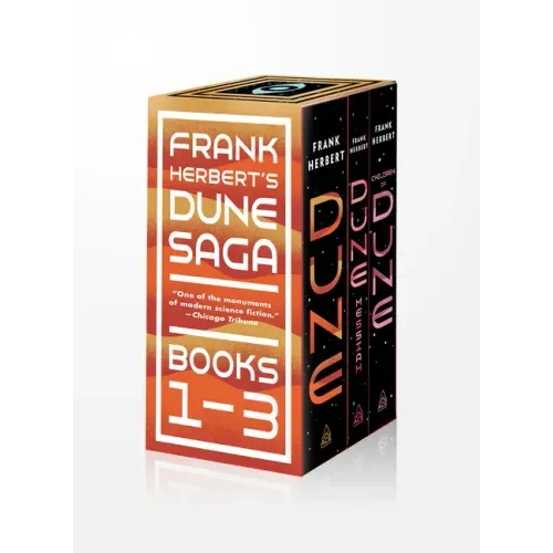 Frank Herbert's Dune Saga 3-Book Boxed Set: Dune, Dune Messiah, and Children of Dune