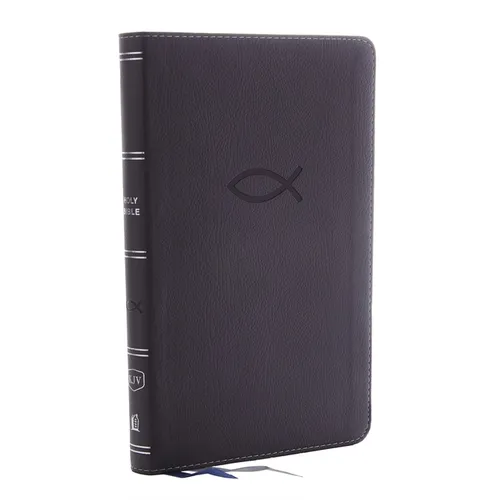 Kjv, Thinline Bible Youth Edition, Leathersoft, Gray, Red Letter Edition, Comfort Print