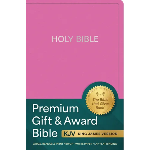 KJV Holy Bible: Premium Gift and Award Bible, Pink Imitation Leather: King James Version Bible