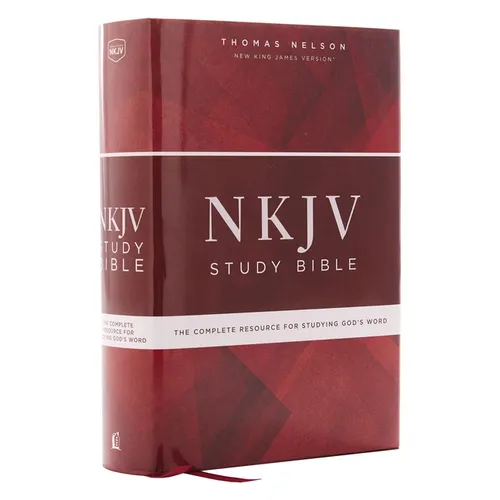 NKJV Study Bible, Hardcover, Red Letter Edition, Comfort Print: The Complete Resource for Studying God's Word