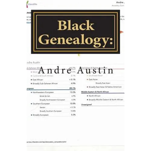 Black Genealogy: My DNA Roots