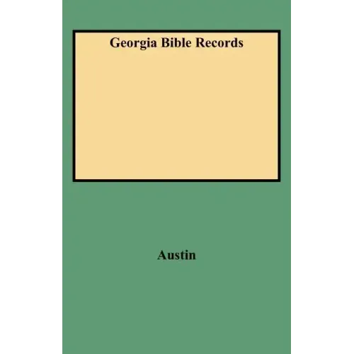 Georgia Bible Records
