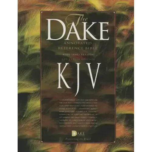 Dake Annotated Reference Bible-KJV