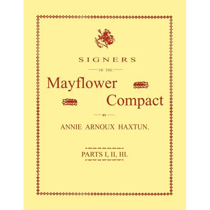 Signers of the Mayflower Compact. Three Parts in One