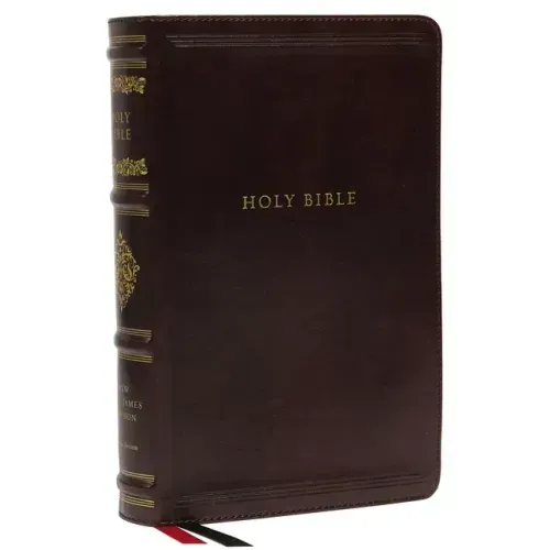 Nkjv, Personal Size Reference Bible, Sovereign Collection, Leathersoft, Brown, Red Letter, Thumb Indexed, Comfort Print: Holy Bible, New King James Ve