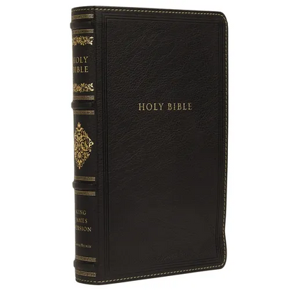 Kjv, Sovereign Collection Bible, Personal Size, Leathersoft, Black, Red Letter Edition, Comfort Print: Holy Bible, King James Version