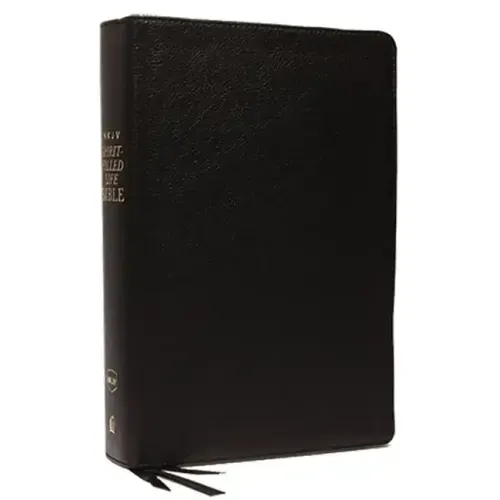 NKJV, Spirit-Filled Life Bible, Third Edition, Genuine Leather, Black Indexed, Red Letter Edition, Comfort Print: Kingdom Equipping Through the Power