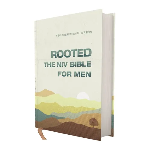 Rooted: The NIV Bible for Men, Hardcover, Cream, Comfort Print