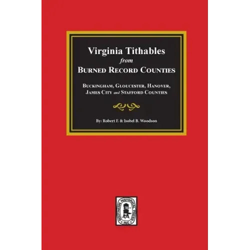 Burned Record Counties, Virginia Tithables From.