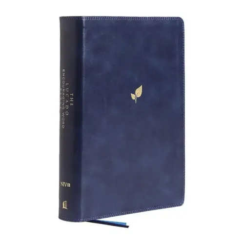 Niv, Lucado Encouraging Word Bible, Blue, Leathersoft, Comfort Print: Holy Bible, New International Version