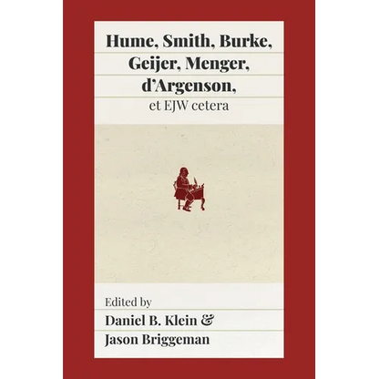 Hume, Smith, Burke, Geijer, Menger, d'Argenson, et EJW cetera - Paperback