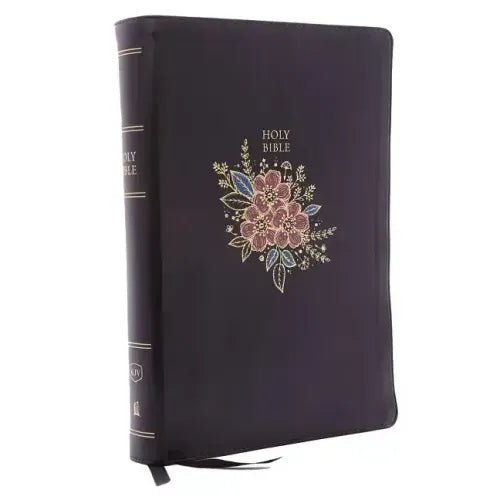 KJV, Deluxe Reference Bible, Super Giant Print, Imitation Leather, Black, Indexed, Red Letter Edition