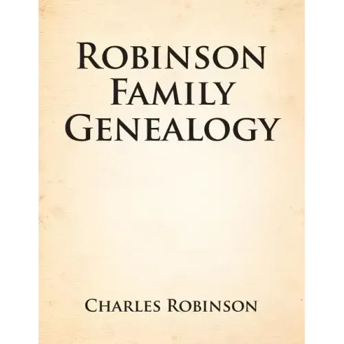 Robinson Family Genealogy