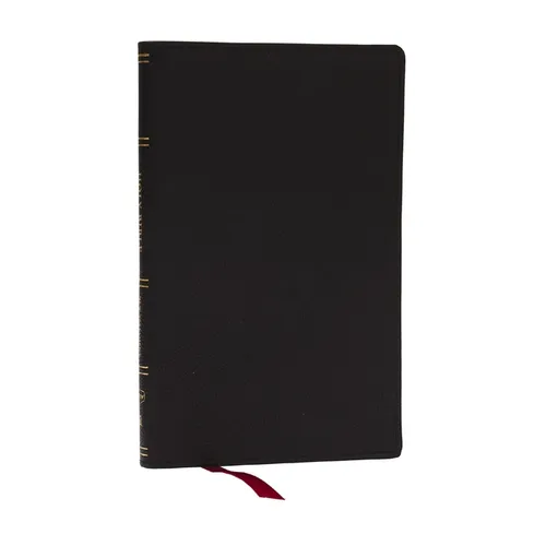 Kjv, Personal Size New Testament, Black Genuine Leather, Red Letter, Comfort Print