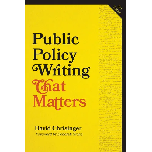 Public Policy Writing That Matters