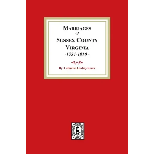 Sussex County Marriages, 1754-1810