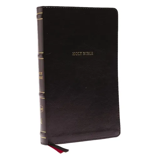 Nkjv, Thinline Bible, Leathersoft, Black, Red Letter Edition, Comfort Print: Holy Bible, New King James Version