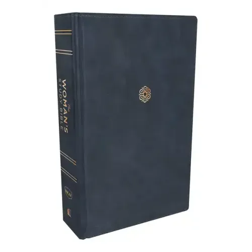 The Nkjv, Woman's Study Bible, Leathersoft, Blue, Full-Color: Receiving God's Truth for Balance, Hope, and Transformation
