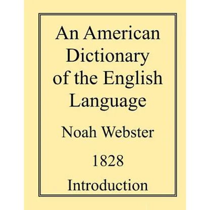 An American Dictionary of the English Language