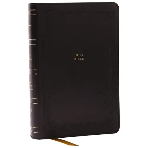 NKJV Compact Paragraph-Style Bible W/ 43,000 Cross References, Black Leathersoft, Red Letter, Comfort Print: Holy Bible, New King James Version: Holy