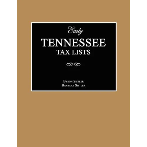 Early Tennessee Tax Lists
